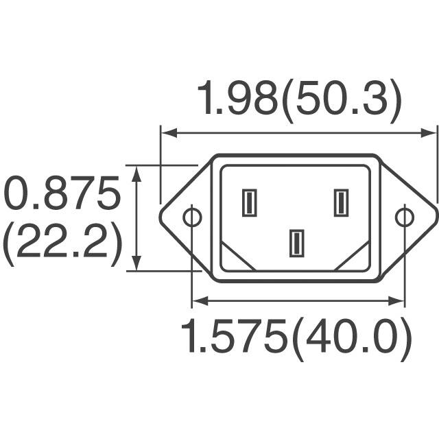 2-6609006-3 TE Connectivity Corcom Filters  Stromeingangsmodule (PEM)